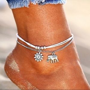 FREE W/PURCHASE Elephant Ankle Bracelet